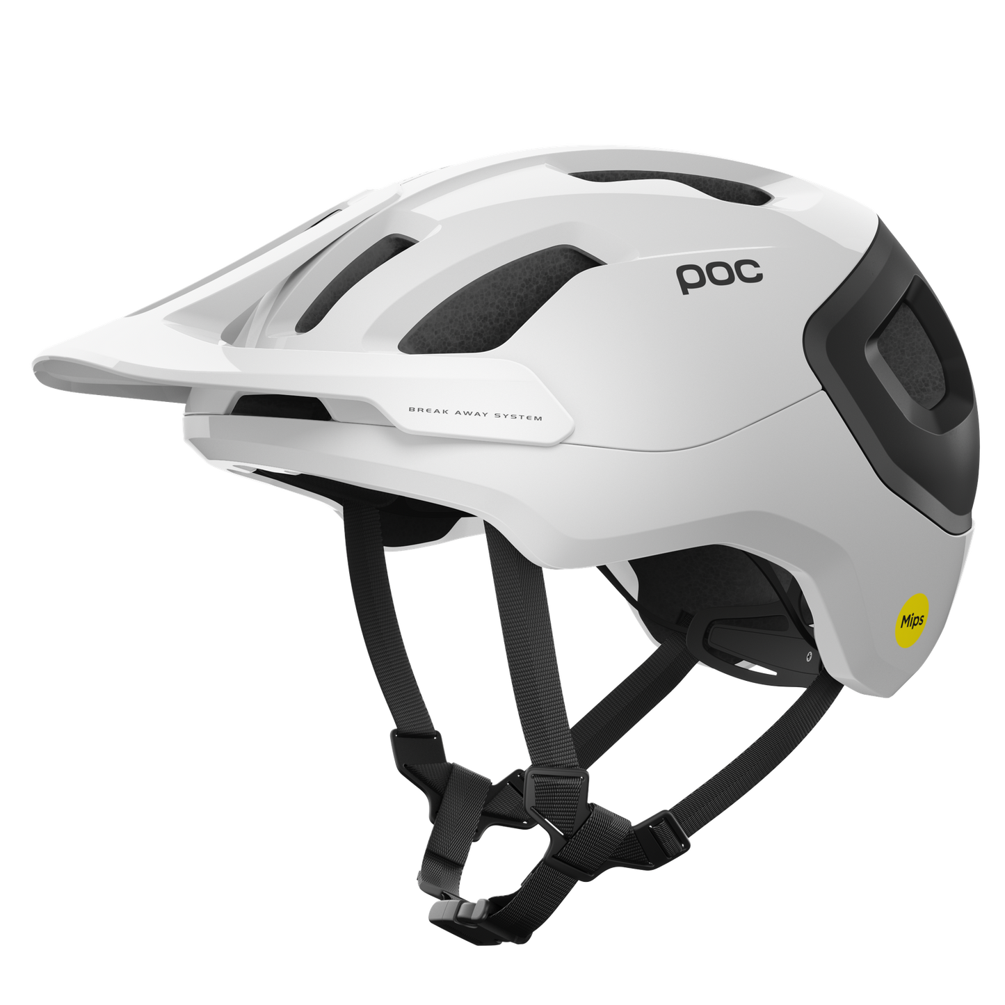 Kask MTB POC AXION RACE MIPS biały/czarny matowy
