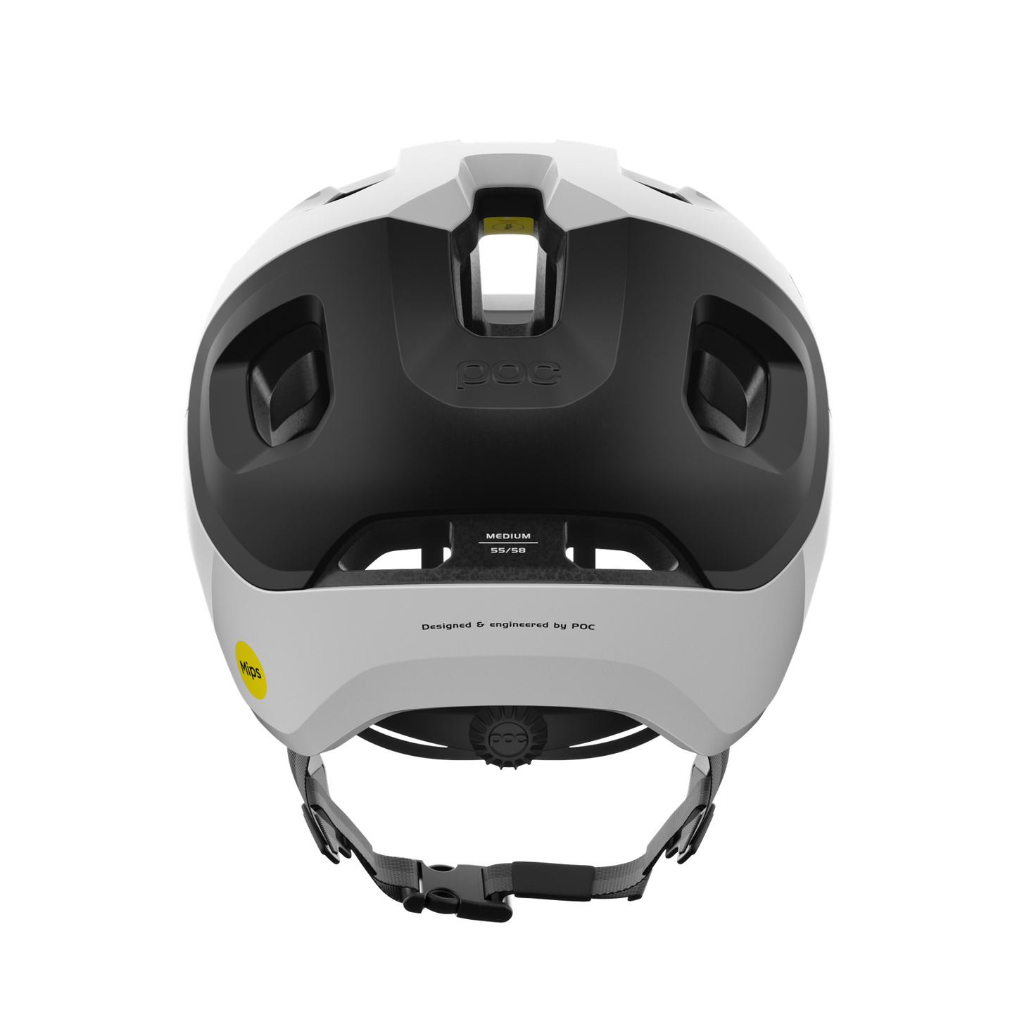 Kask MTB POC AXION RACE MIPS biały/czarny matowy