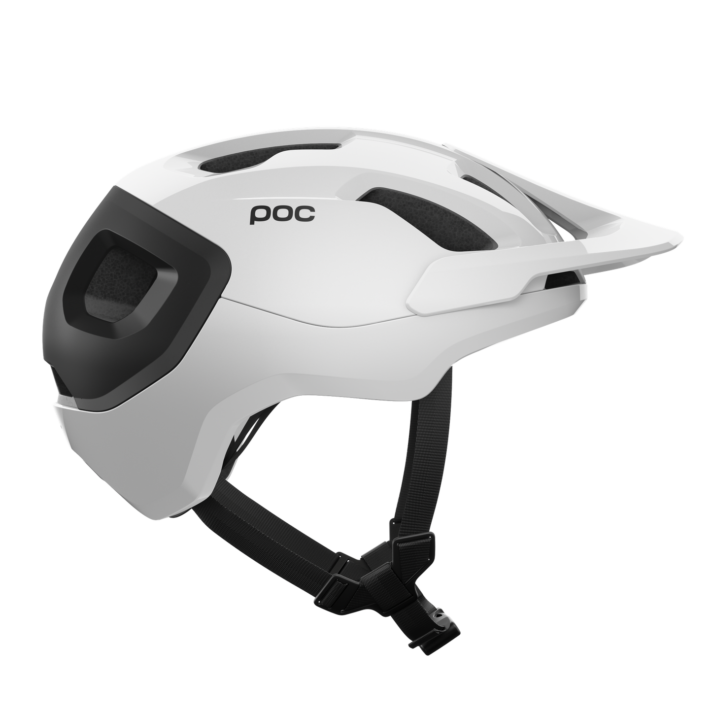 Kask MTB POC AXION RACE MIPS biały/czarny matowy