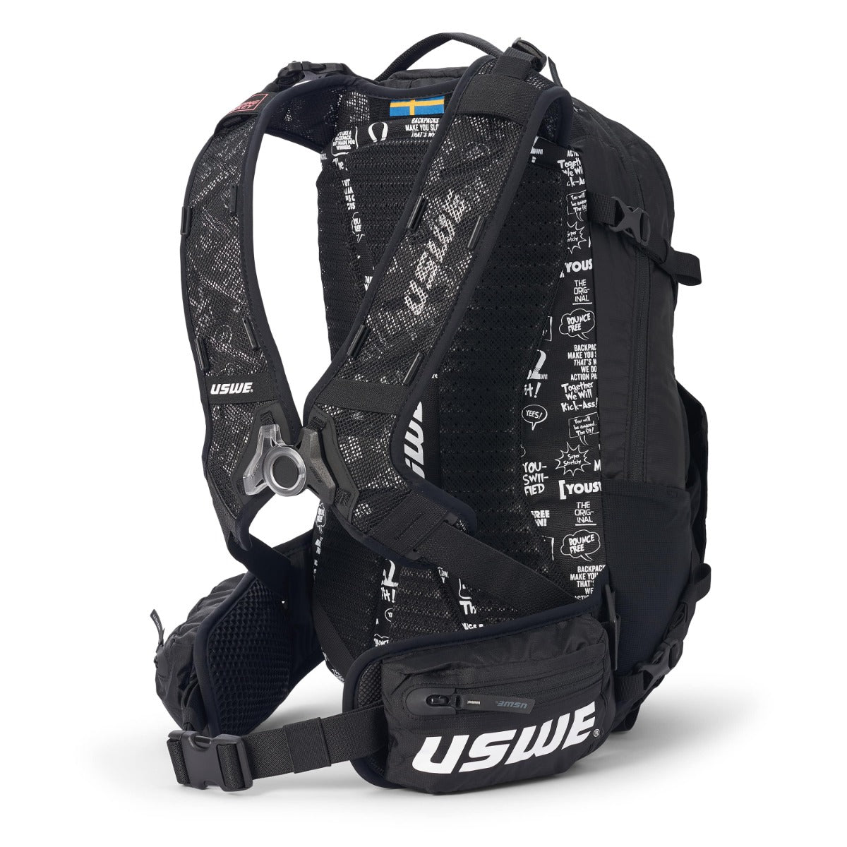 USWE SHRED 16 L Ryggsäck Svart