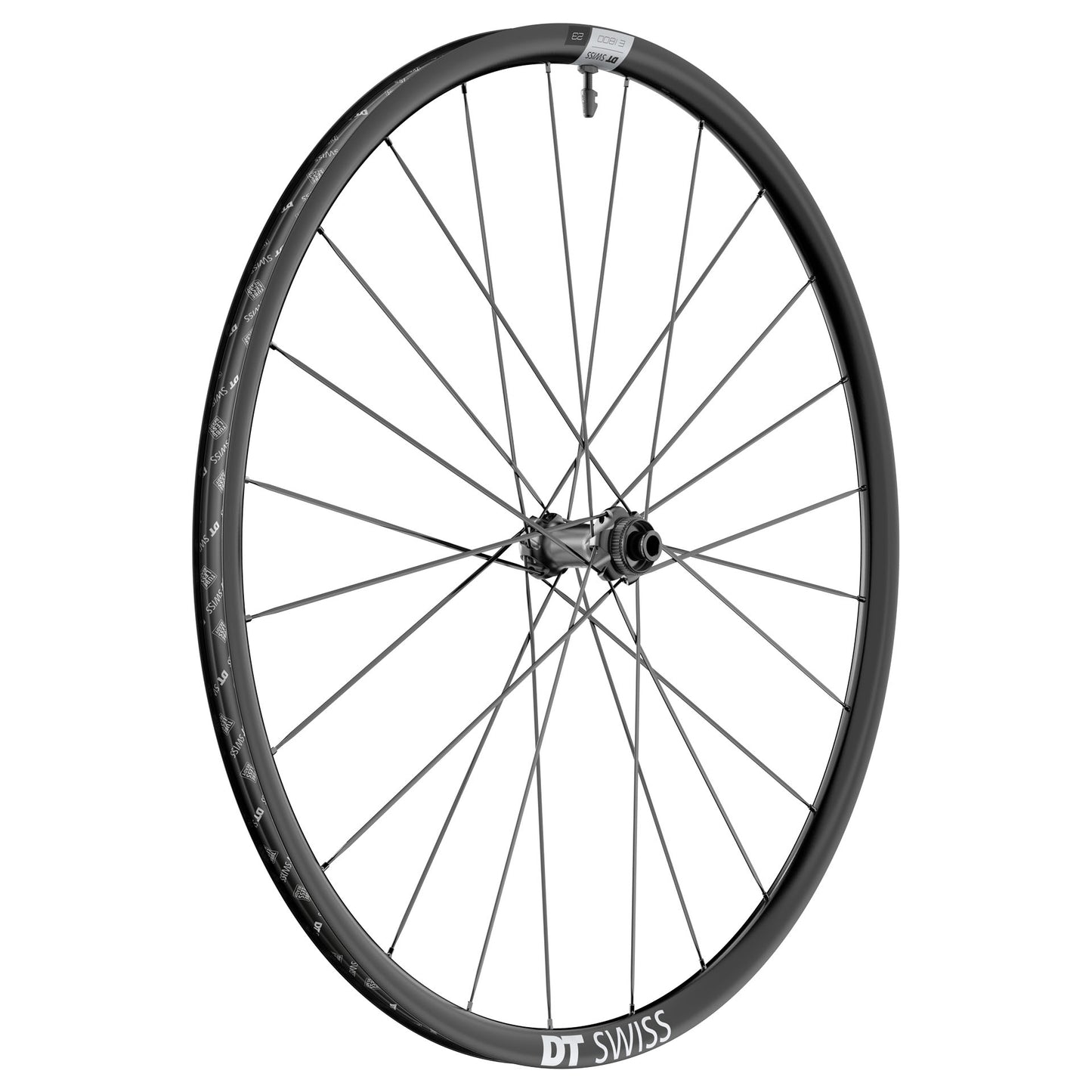 DT SWISS E 1800 SPLINE 23 DISC Koło przednie przystosowane do montażu bezdętkowego (centralna blokada) 2024