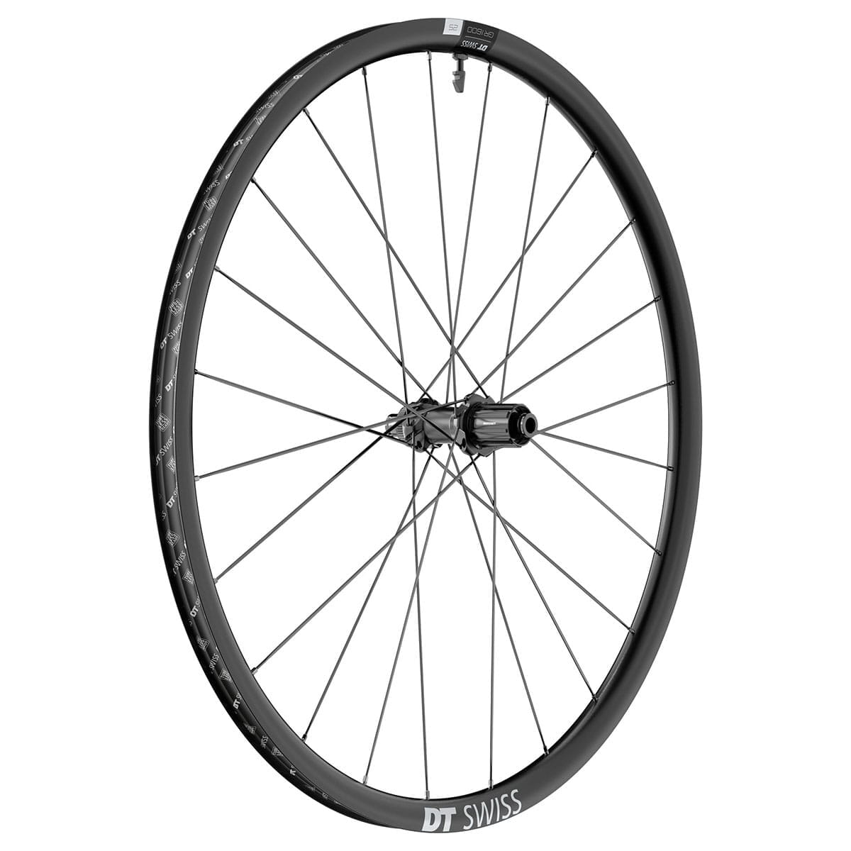 Para kół DT SWISS GR 1600 SPLINE 25 przystosowanych do zastosowania bezdętkowego (centralna blokada) Dynamo