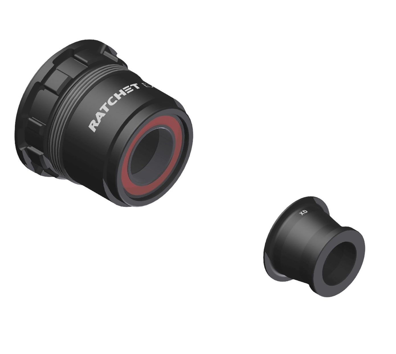 Tělo volnoběžky DT SWISS Ratchet EXP Typ Sram XD Osy 12x142/148 mm Hliník Standardní