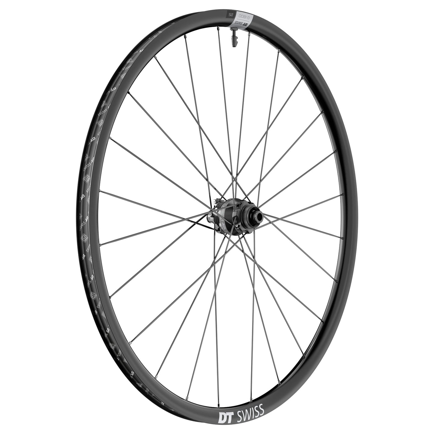 Přední kolo DT SWISS G 1800 SPLINE 25 Tubeless Ready (Center Lock) Dynamo