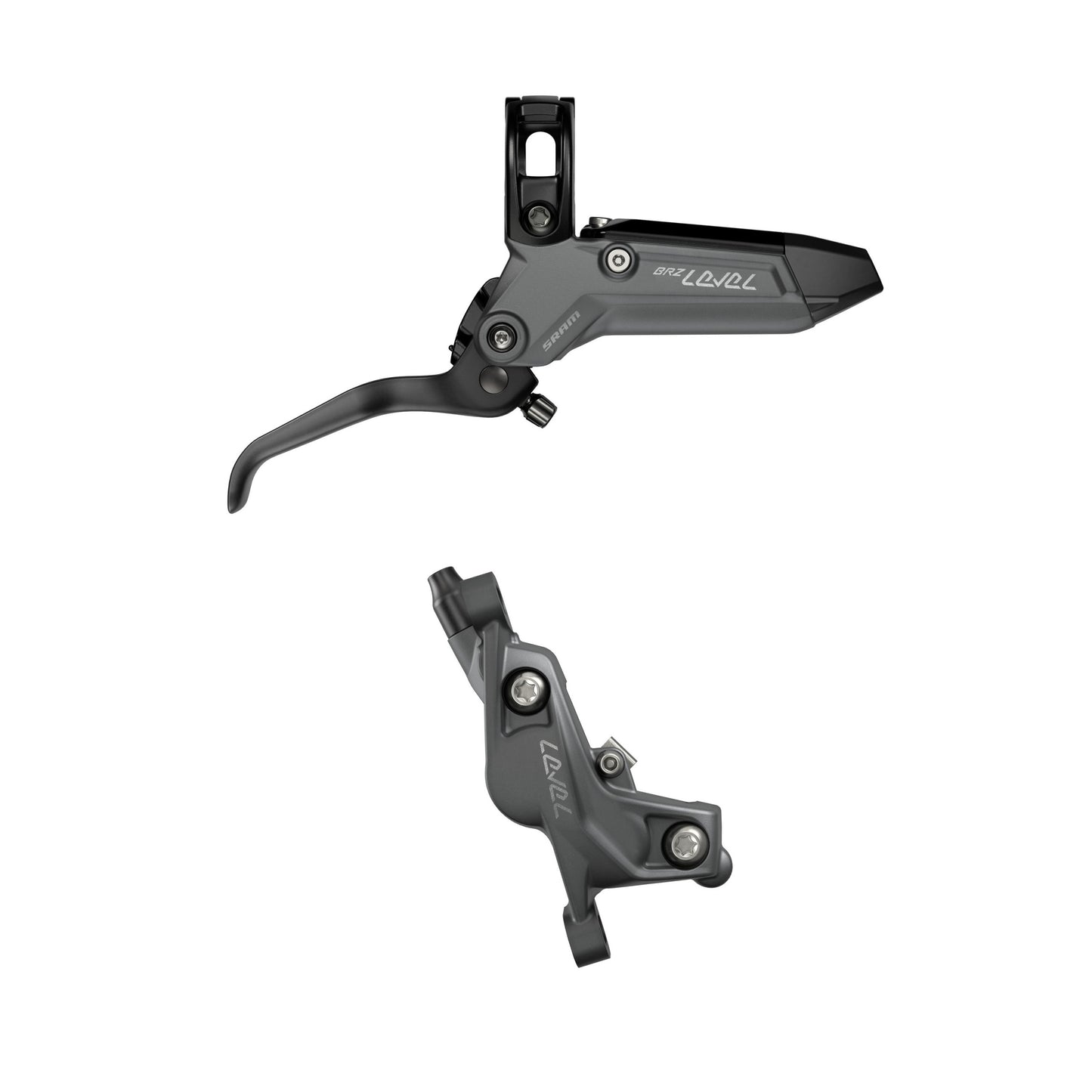 SRAM LEVEL BRONZE STEALTH 4-kolv bakbroms Grå