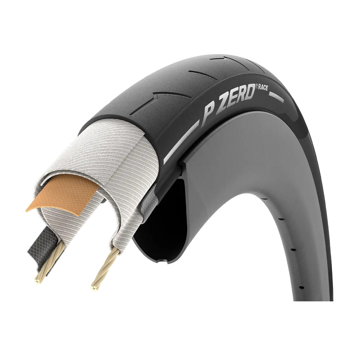 PIRELLI P ZERO RACE 700c TubeType Beige dæk