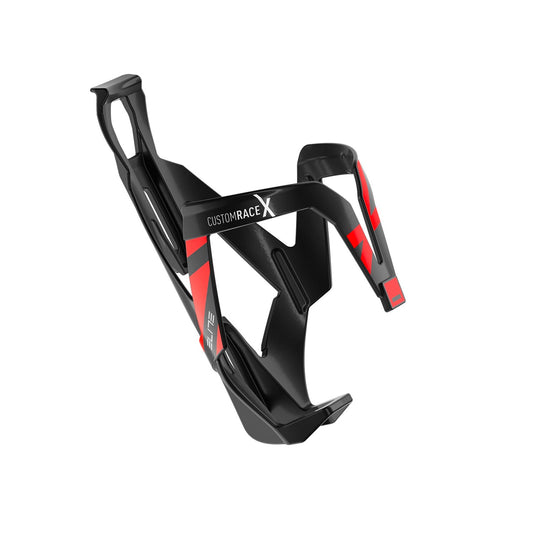 Koszyk na bidon ELITE CUSTOM RACE X czarny/czerwony
