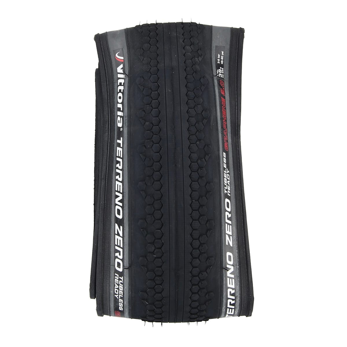 Pneu VITTORIA TERRENO ZERO GRAVEL ENDURANCE Graphene G2.0 700x47c Tubeless Ready Gris