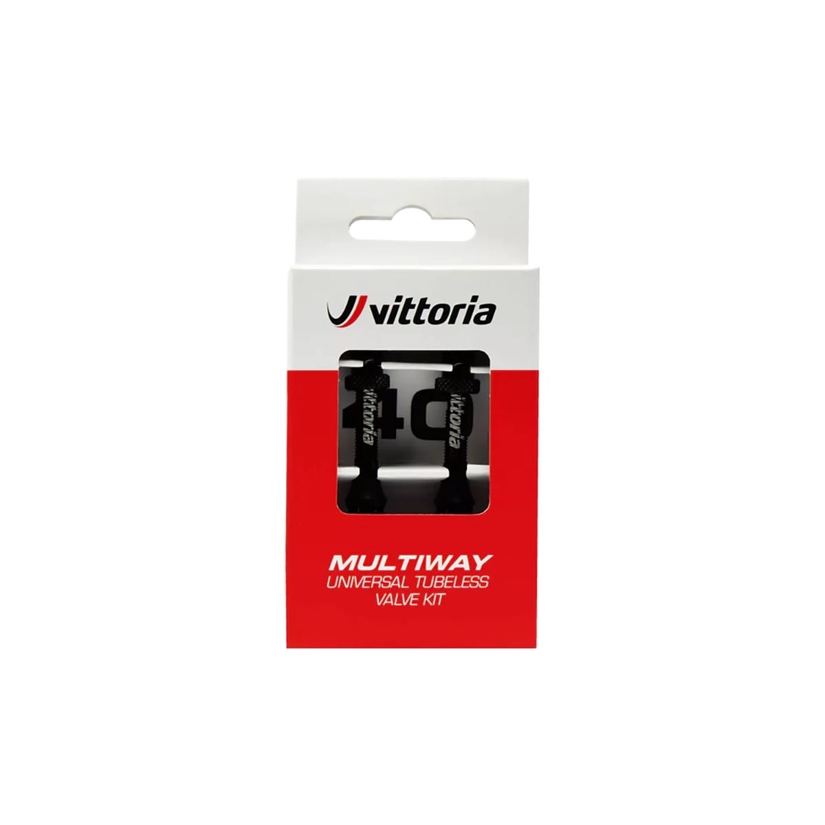 VITTORIA MULTIWAY Tubeless-ventiler Svart Presta (x2)