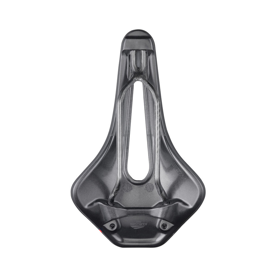 Sadel SAN MARCO GROUND SHORT OPEN-FIT CARBON FX 155mm Sort