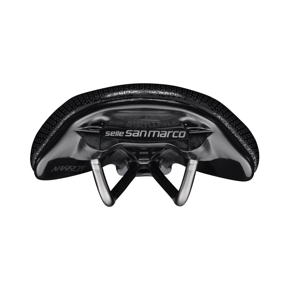 Sadel SAN MARCO SHORTFIT 2.0 SUPERCOMFORT OPEN-FIT RACING S3 Bredde 140 mm Stålskinner Xsilite