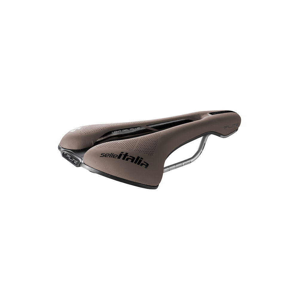 Sadel SELLE ITALIA FLITE BOOST GRAVEL SUPERFLOW S Skinner TI316 Brun