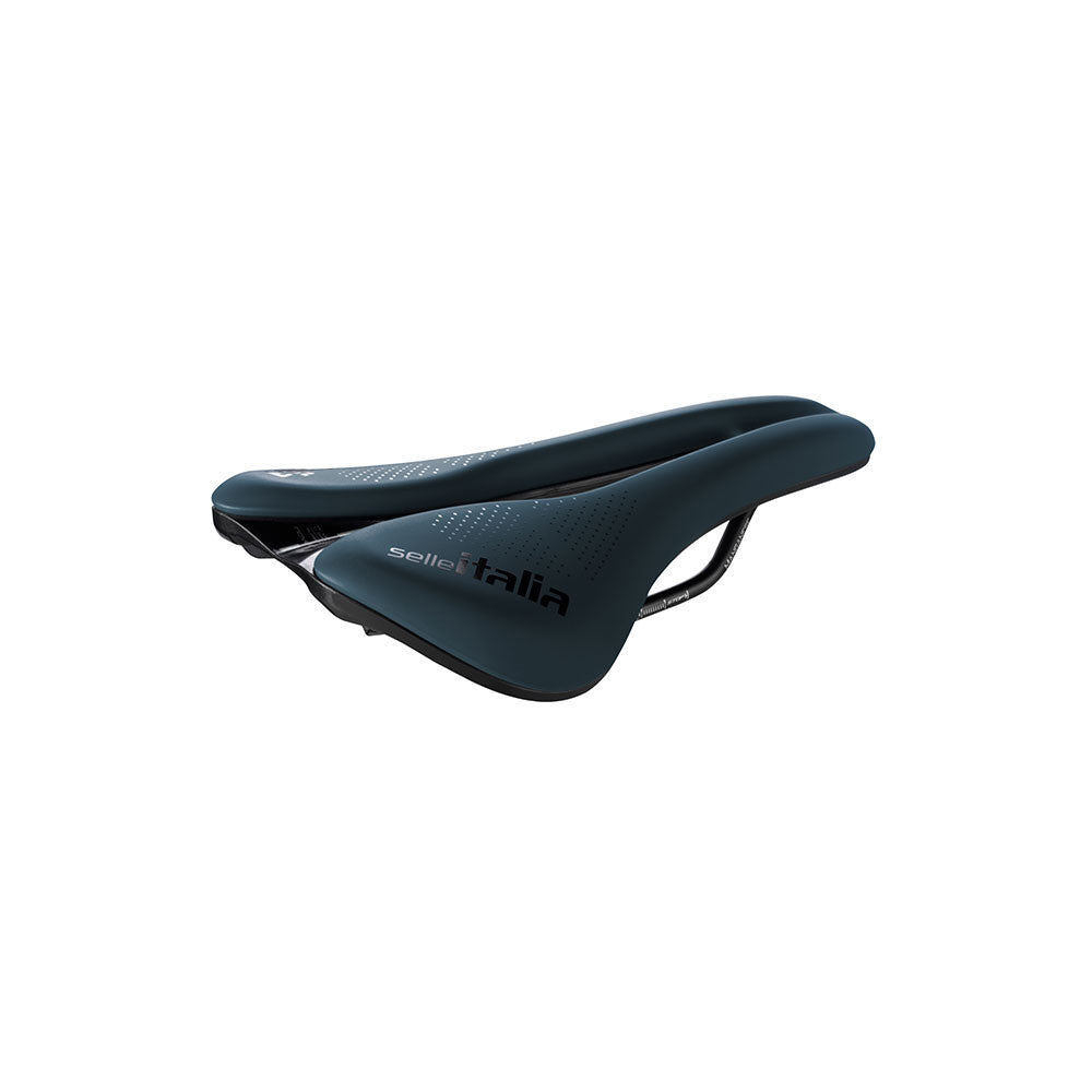 Sadel SELLE ITALIA NOVUS BOOST EVO GRAVEL SUPERFLOW TM L Skinner Manganblå