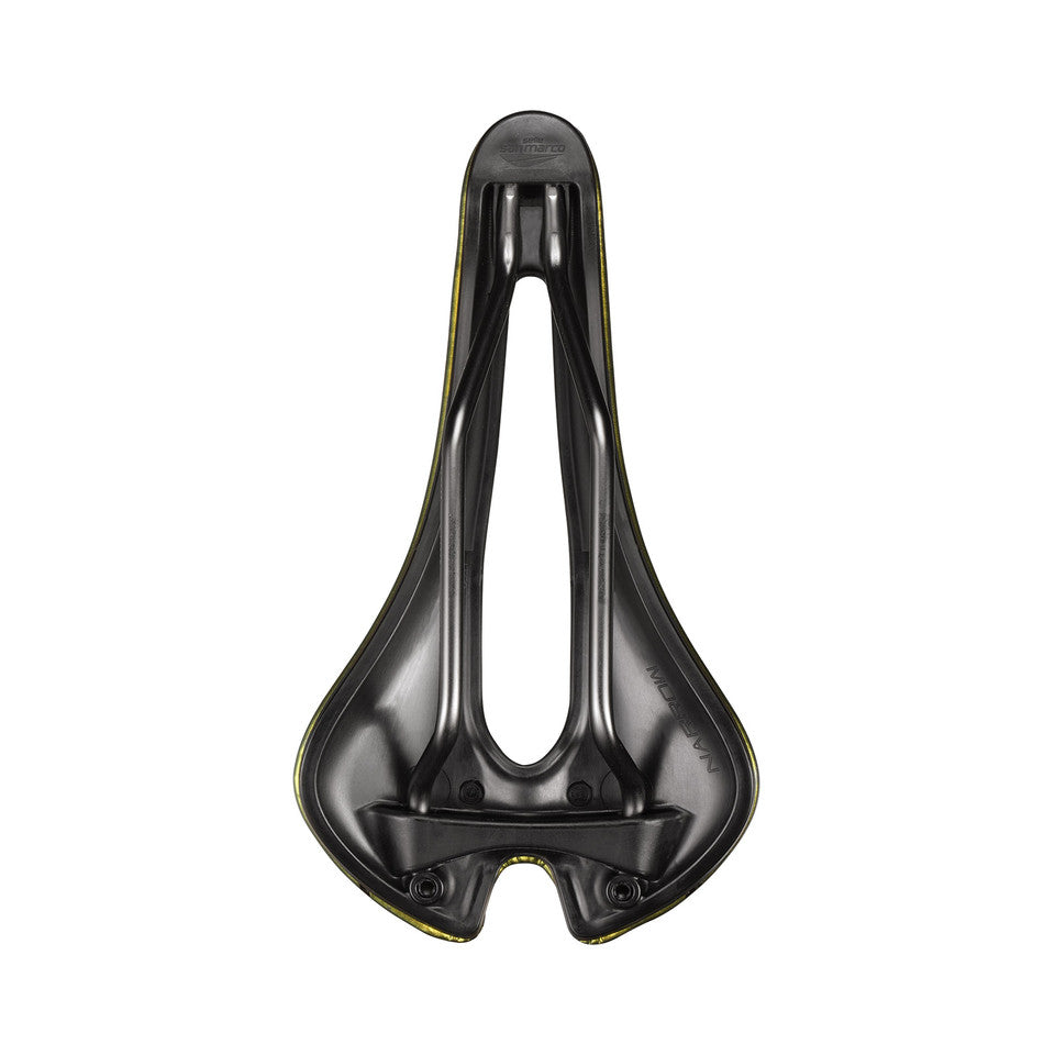 Siodełko SAN MARCO ASPIDE SHORT OPEN-FIT RACING L3 Szerokość 155 mm Stalowe szyny Xsilite Gold