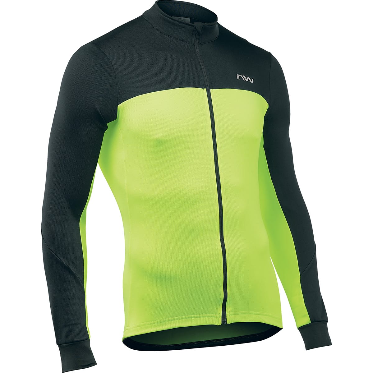 Koszulka z długim rękawem NORTHWAVE FORCE 2 czarny/żółty