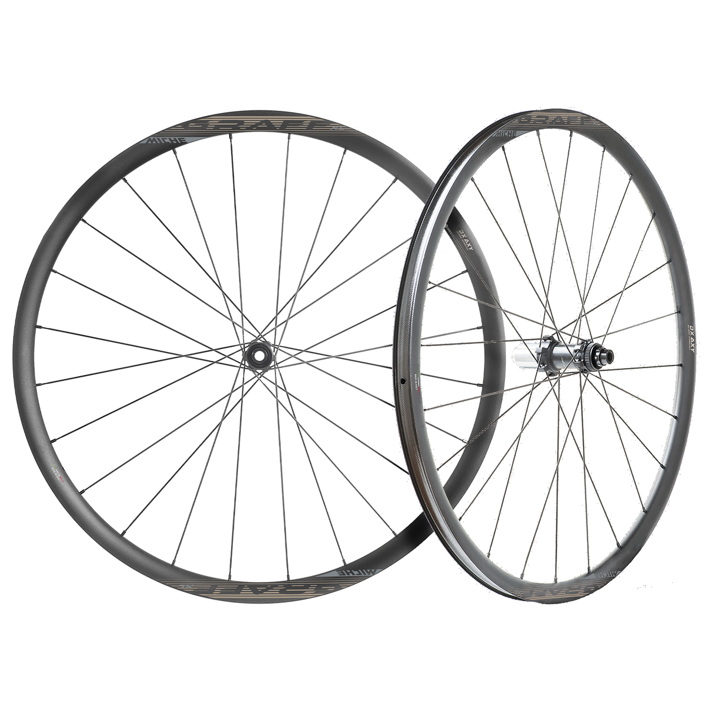 Par MICHE GRAFF XL DISC Tubeless Ready-hjul (centerlås)