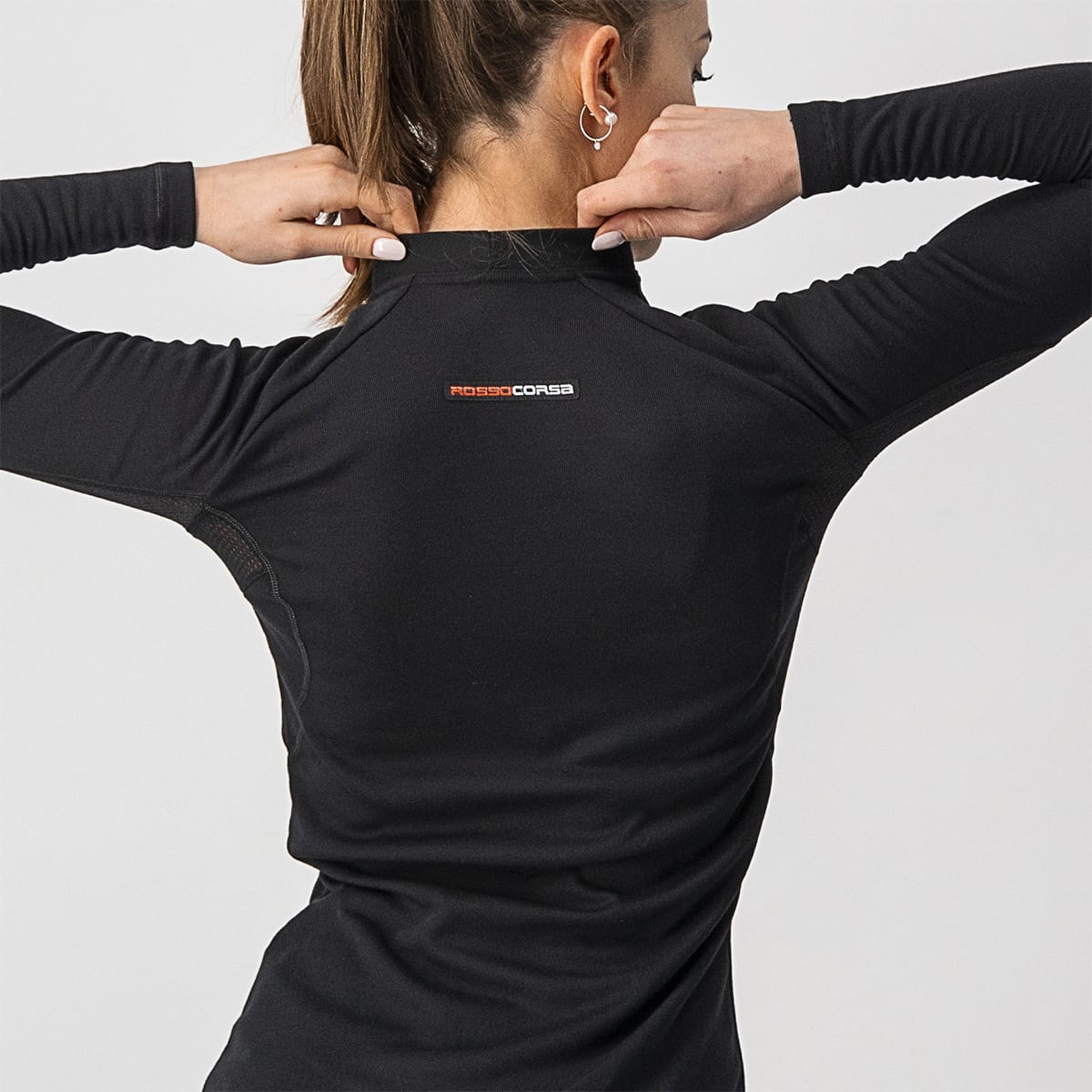 CASTELLI FLANDERS 2 WARM Bielizna damska z długim rękawem Czarny