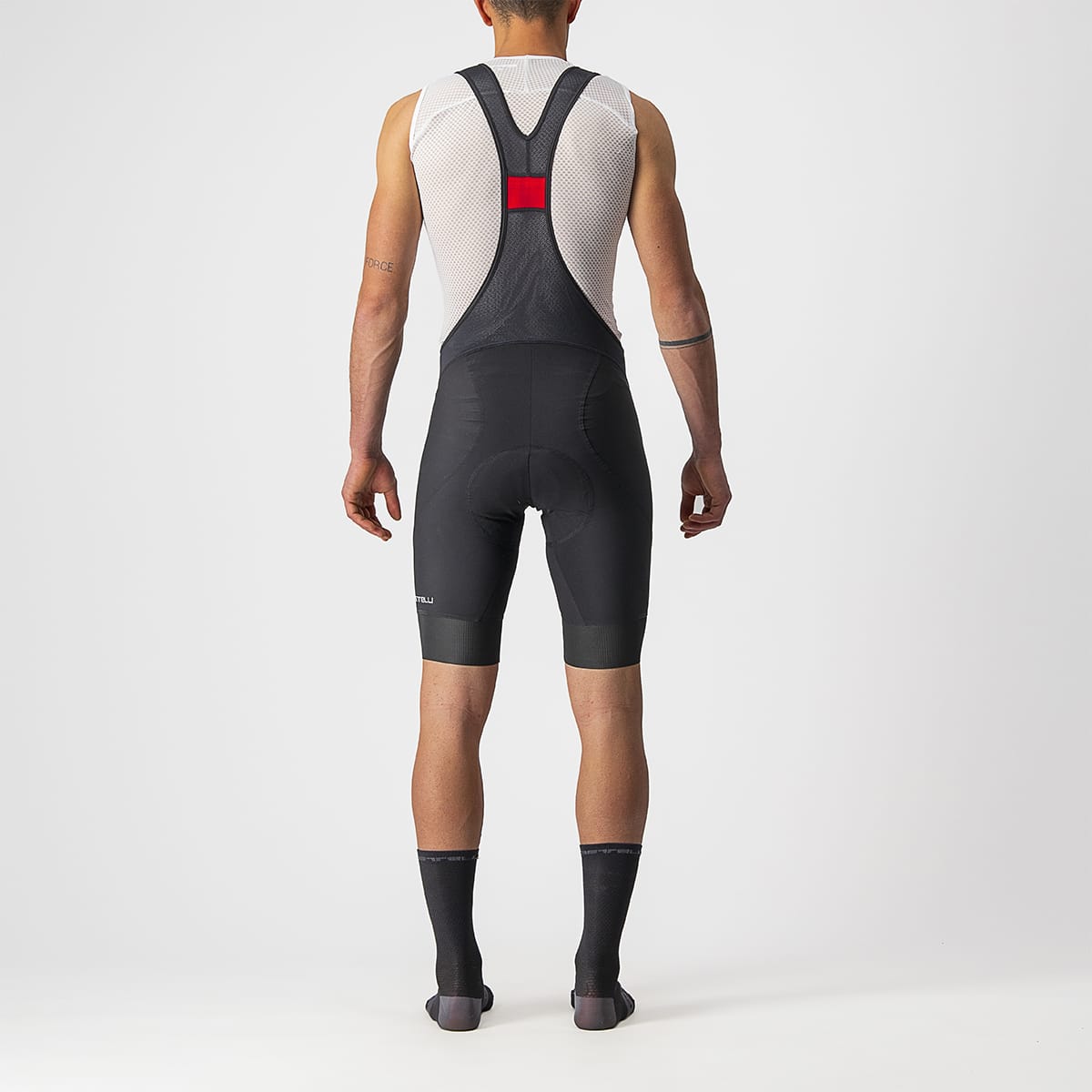 Spodenki na szelkach CASTELLI ENDURANCE 3, czarne
