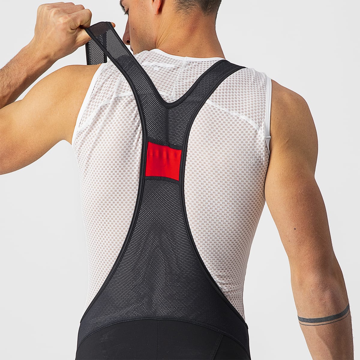 Spodenki na szelkach CASTELLI ENDURANCE 3, czarne