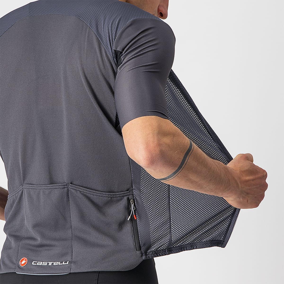 CASTELLI ENDURANCE ELITE Dres s krátkým rukávem Grey