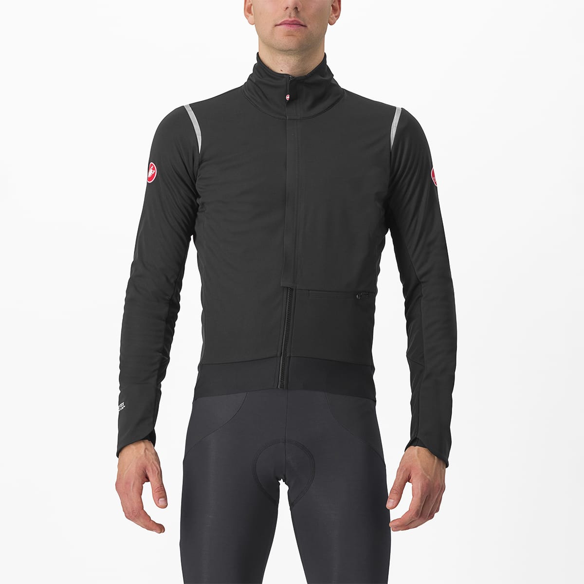CASTELLI ALPHA DOPPIO ROS Bunda černá/reflexní
