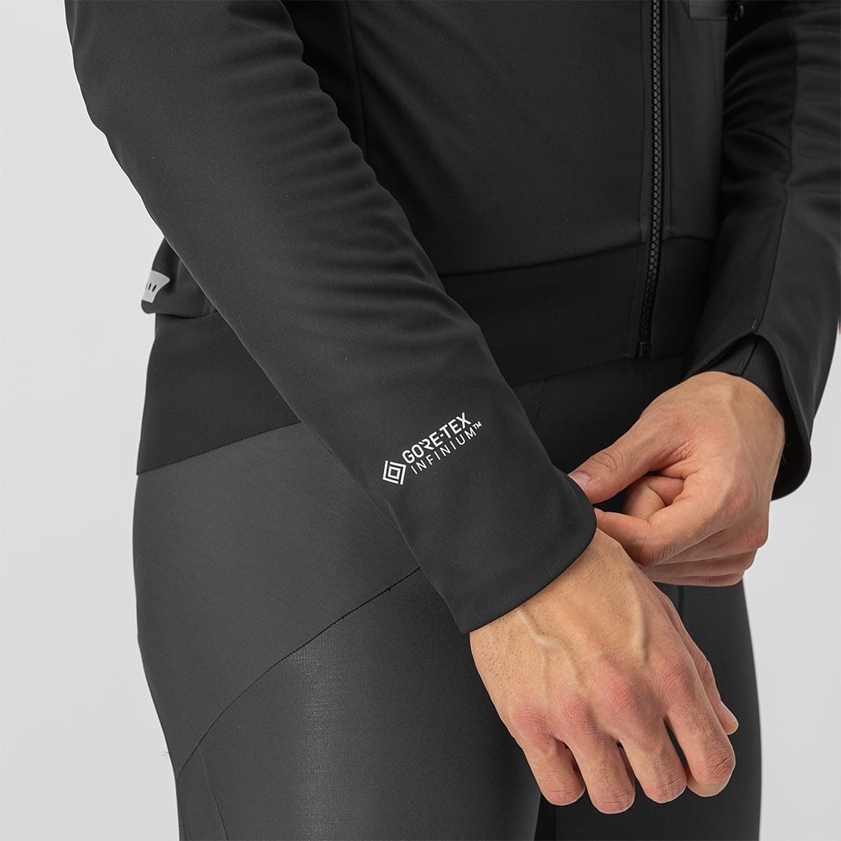 CASTELLI ALPHA DOPPIO ROS Bunda černá/reflexní