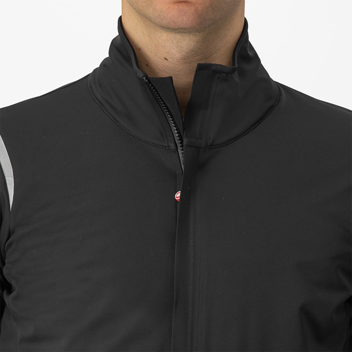 CASTELLI ALPHA DOPPIO ROS Bunda černá/reflexní