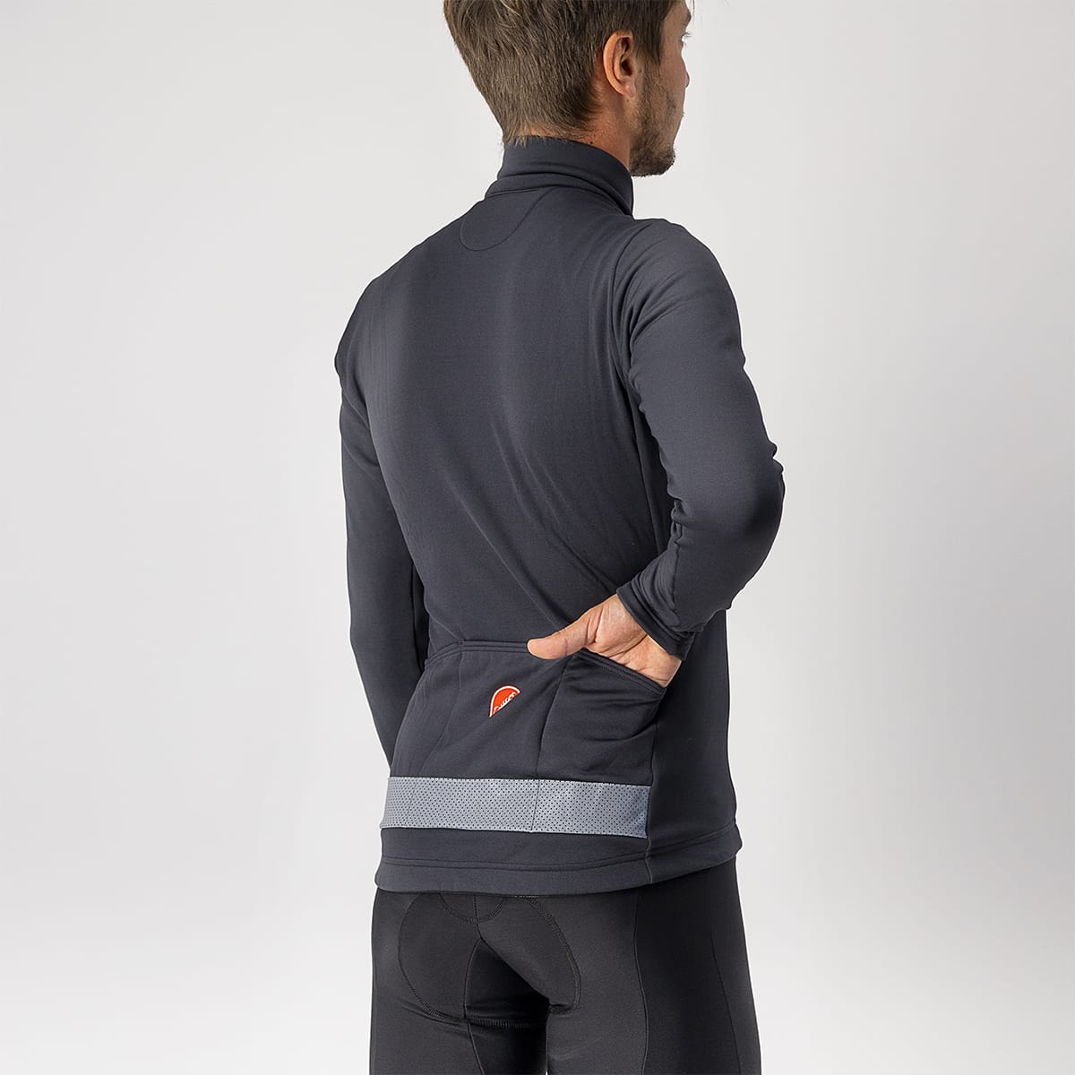 CASTELLI PURO 3 FZ Dres s dlouhým rukávem Black/Grey