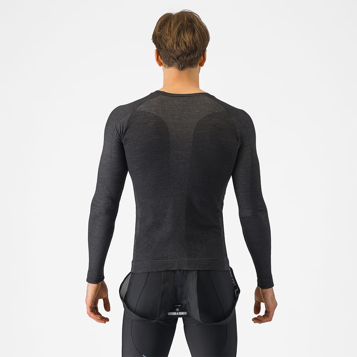 CASTELLI MERINO SEAMLESS Långärmad Underkläder Svart
