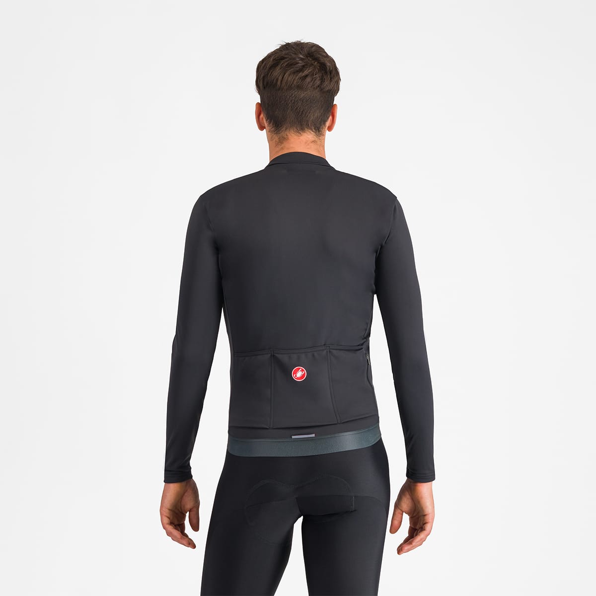 CASTELLI ESPRESSO THERMAL Dres s dlouhým rukávem Black