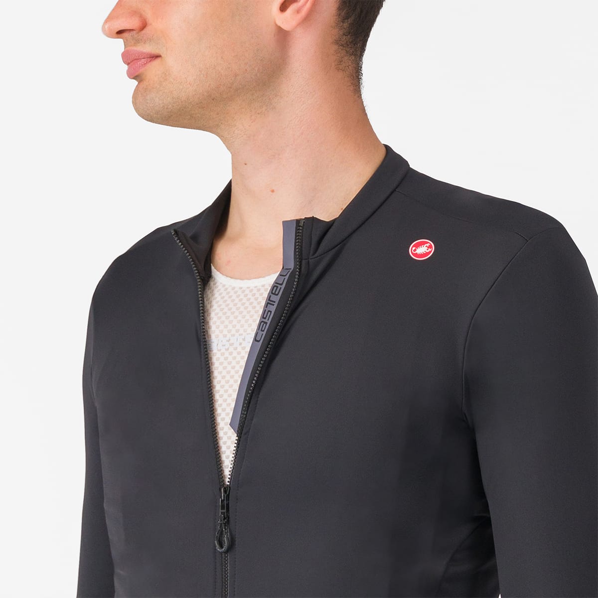 CASTELLI ESPRESSO THERMAL Dres s dlouhým rukávem Black