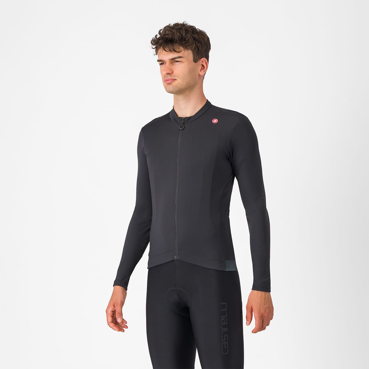 CASTELLI ESPRESSO THERMAL Dres s dlouhým rukávem Black