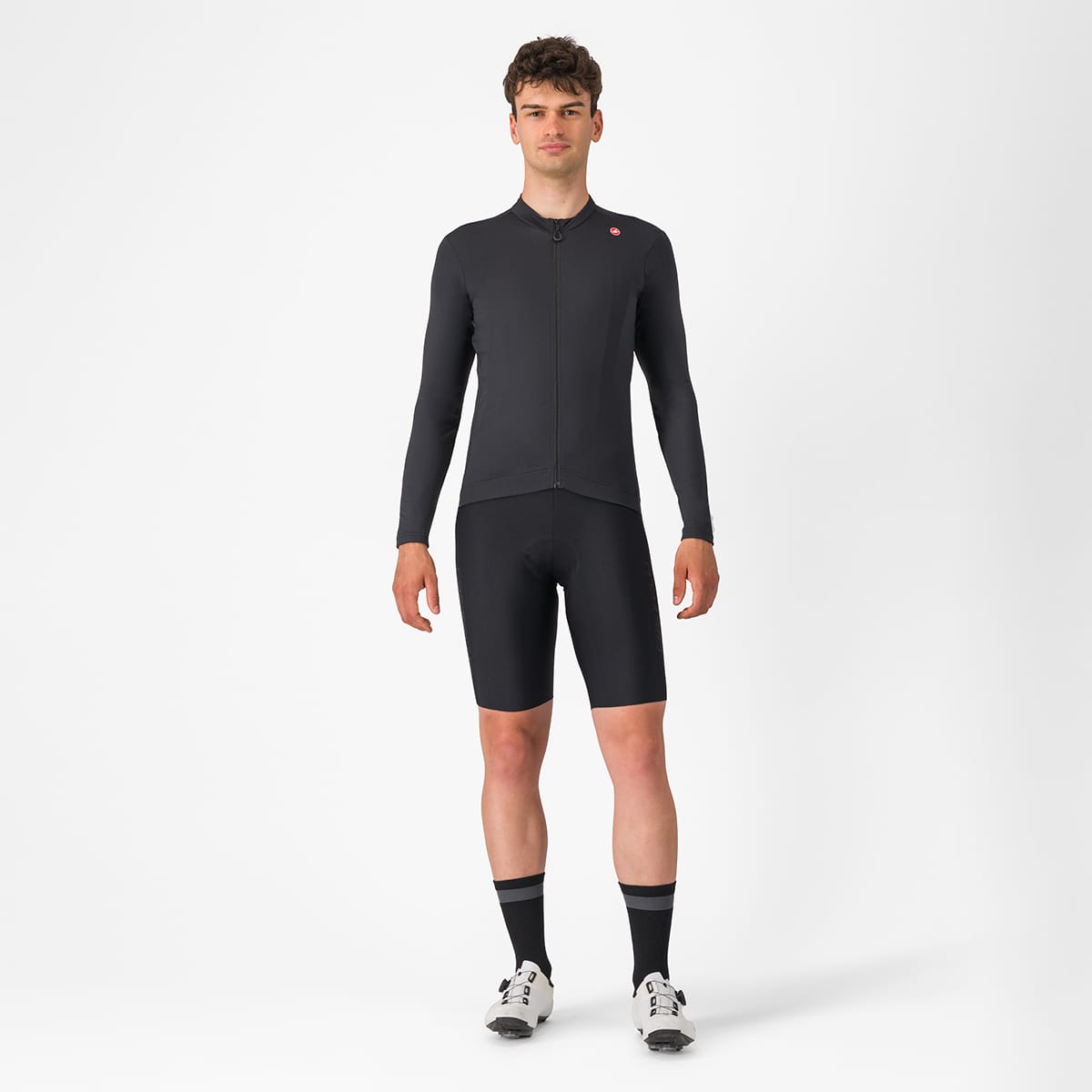 CASTELLI ESPRESSO THERMAL Dres s dlouhým rukávem Black