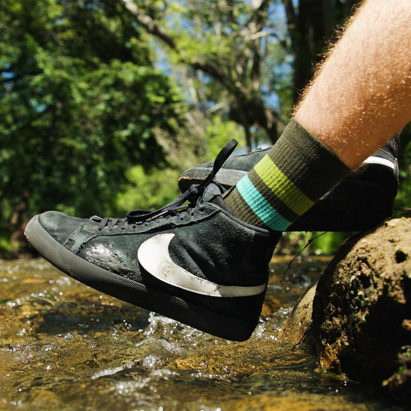 Chaussettes MERGE4 REPREVE SUBLTE MOSS