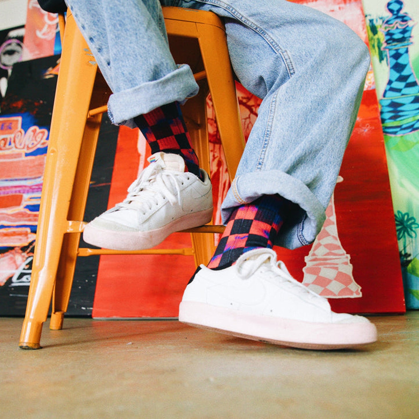 Skarpety MERGE4 CHECKMATE