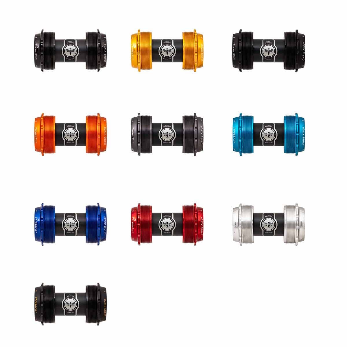 Mechanizm korbowy CHRIS KING ThreadFit T47 24x 68/73 mm Grey