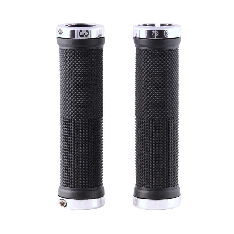 SB3 KHEOPS Lock-On 129 mm svart/silver grepp