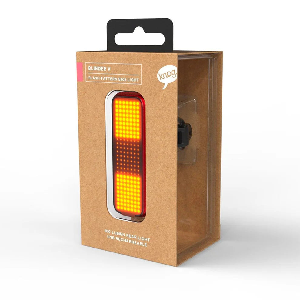 Bakljus KNOG BLINDER V - Traffic - Svart