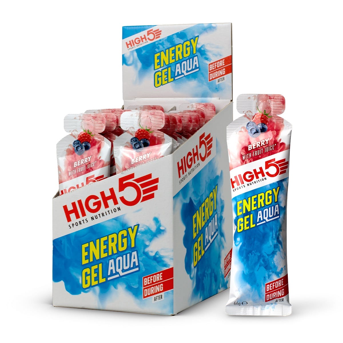 HIGH5 ENERGY GEL Aqua (66g) Červené ovoce