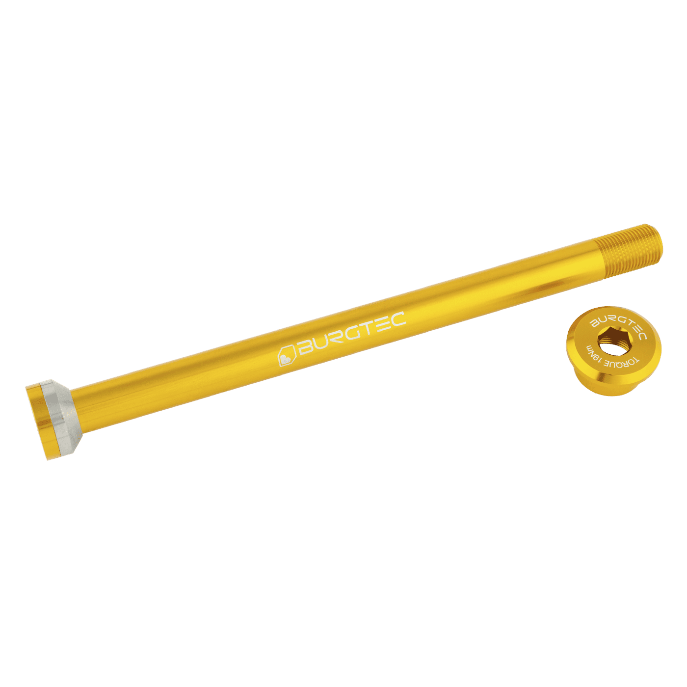 BURGTEC 171 mm bakhjulsaxel för Transition Gold-ramar