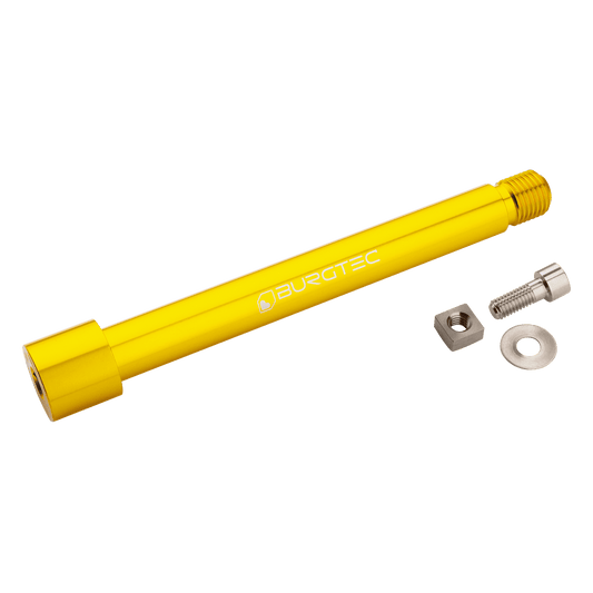 BURGTEC forhjulsaksel til FOX-gaffel 15x110 mm Boost KaboltX 2021 Gold