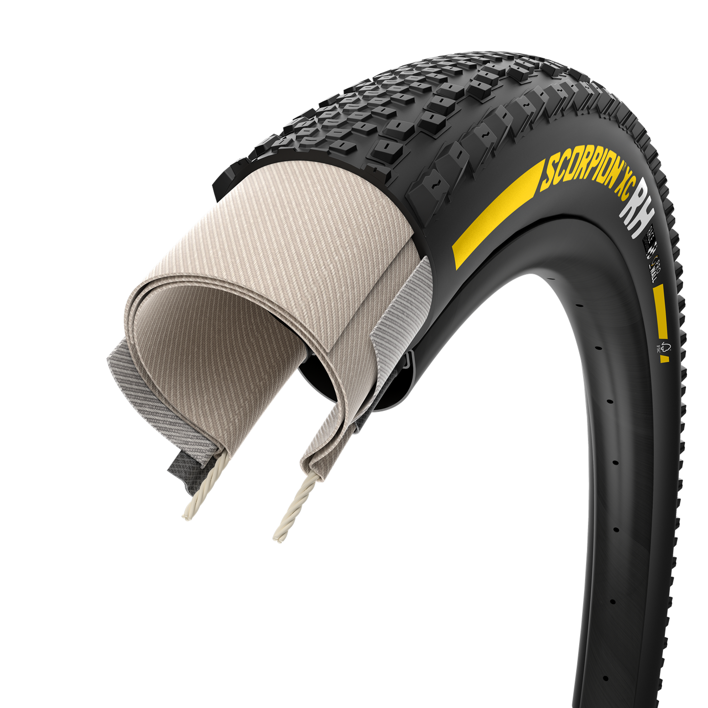 PIRELLI SCORPION RACE XC RH ProWall 29x2.40 Tubeless Ready Soft Yellow Team Edition-däck