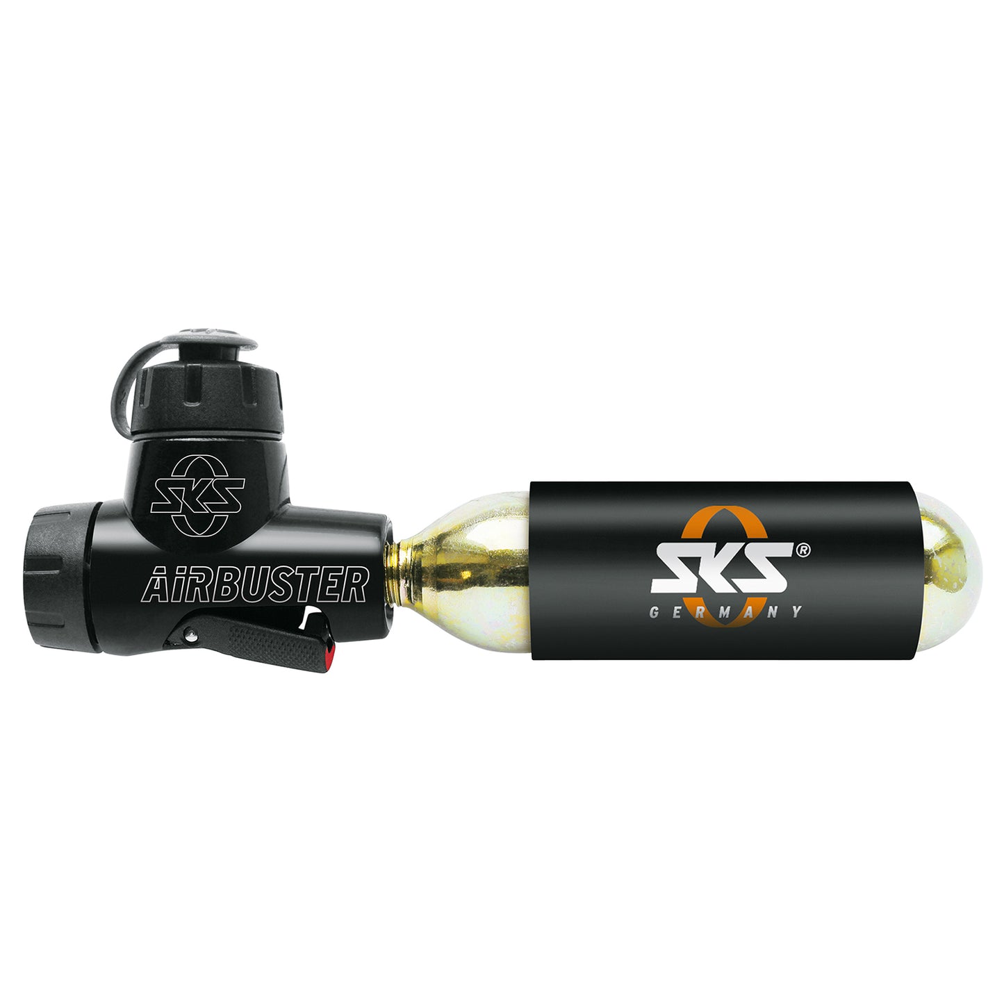 SKS Germany AIRBUSTER CO2-striker + 16 g CO2-patron med gevind (x1)