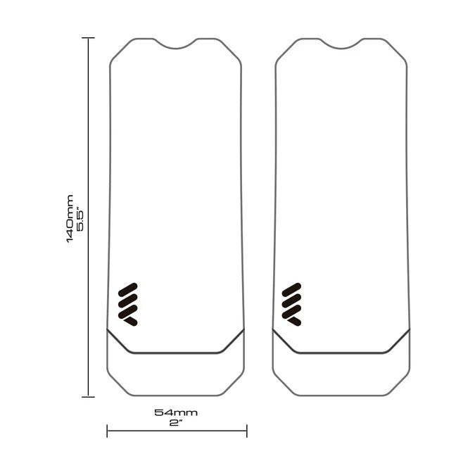 Protection Adhésive pour Pédalier ALL MOUNTAIN STYLE Transparent
