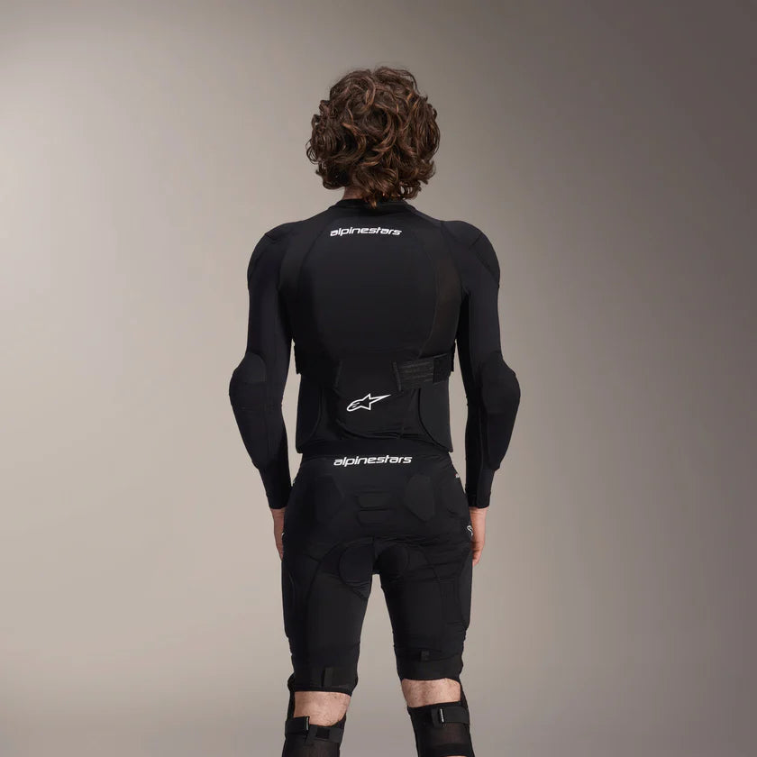 ALPINESTARS A-IMPACT PLASMA Langærmet sort/hvid beskyttelsesvest
