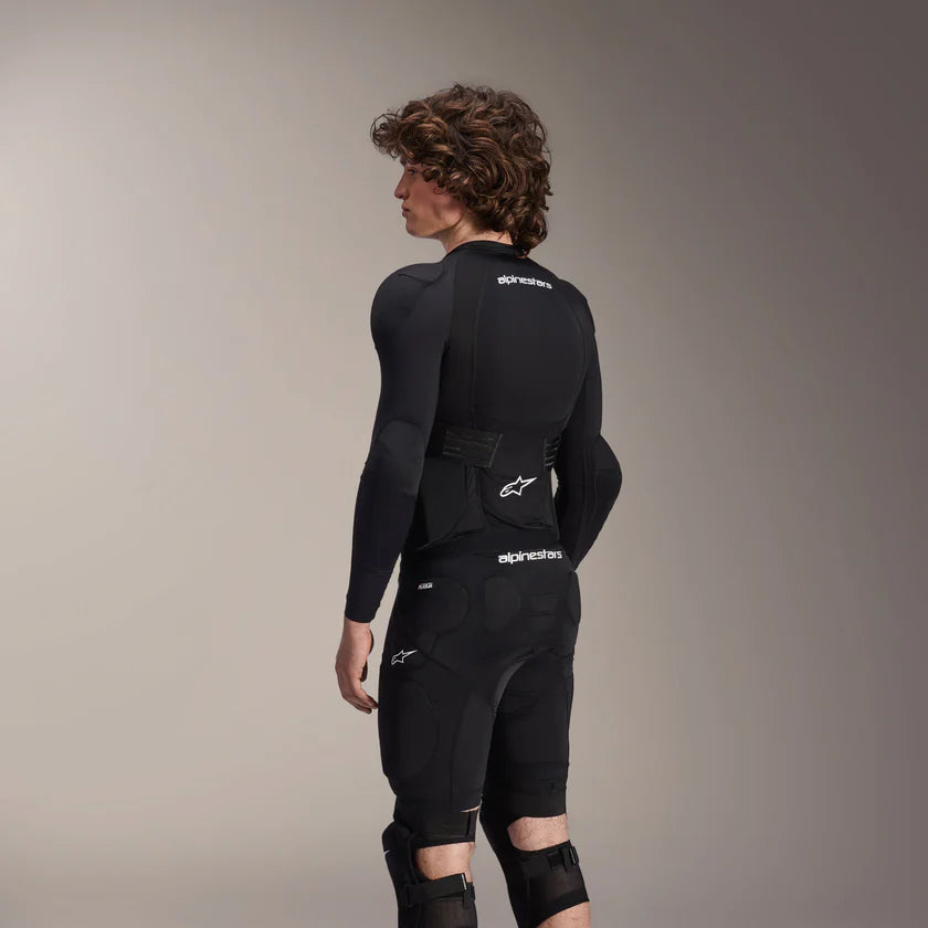 ALPINESTARS A-IMPACT PLASMA Langærmet sort/hvid beskyttelsesvest