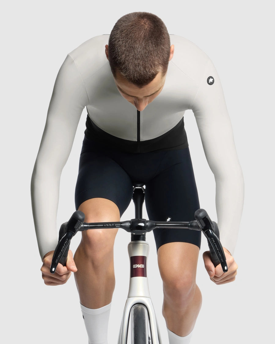 Maillot ASSOS EQUIPE R SPRING FALL S11 Manches Longues Blanc