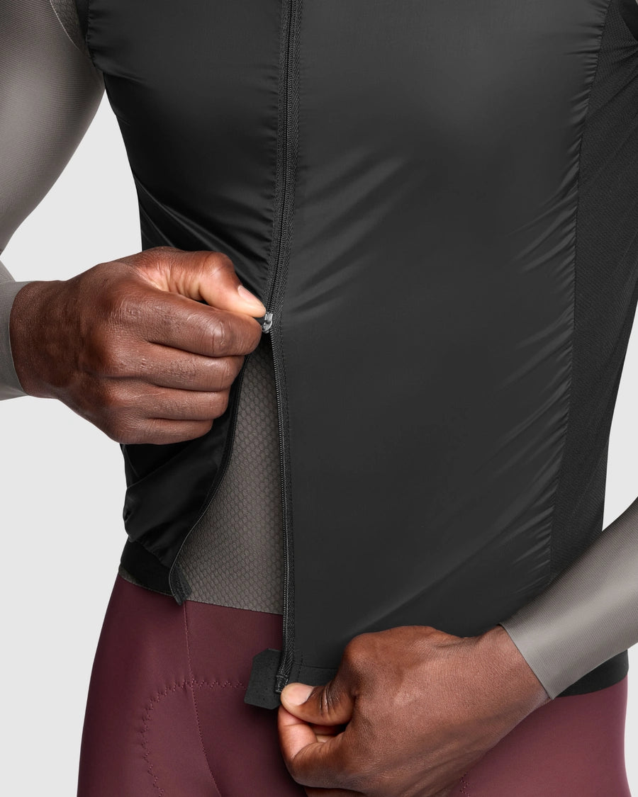 ASSOS MILLE GT WIND S11 BLACK Kurtka bez rękawów