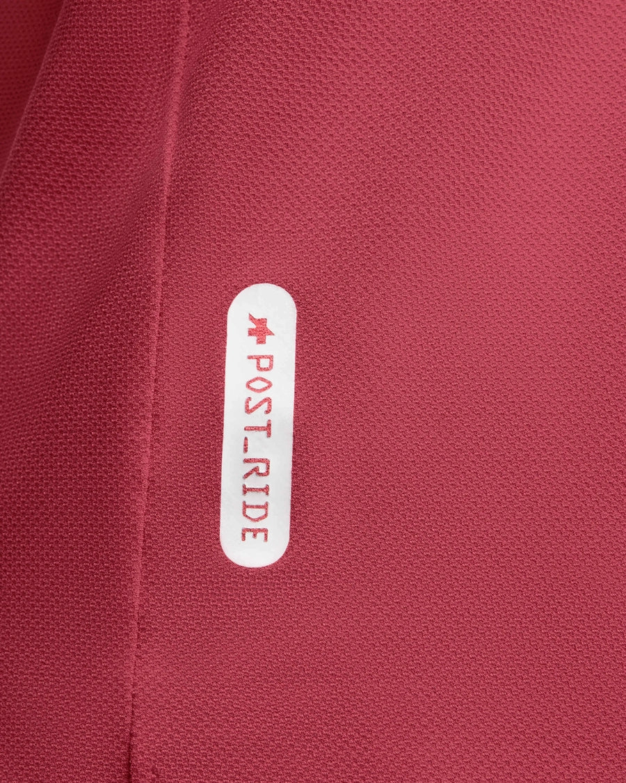 ASSOS TACTICA POST RIDE T5 Kortærmet Jersey Deep Berry