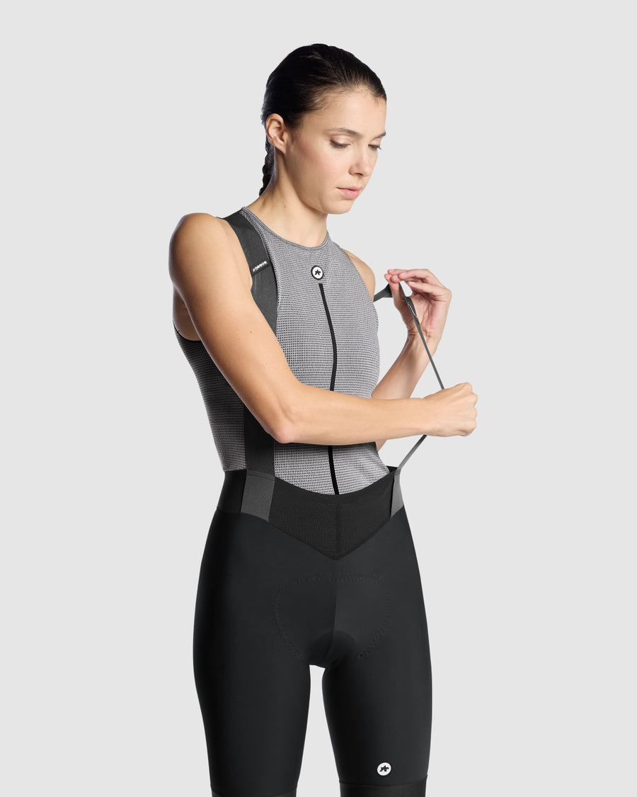 Dámské bezrukávové spodní prádlo ASSOS NS SKIN LAYER P1, šedé